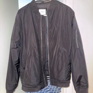 Old Navy Large Men's Black Bomber Jacket